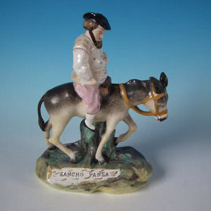 Parr Staffordshire Pottery 'Sancho Panza' titled figure