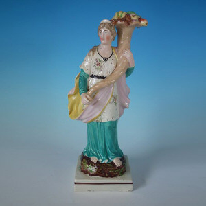 Staffordshire Pottery Pearlware Figure of Plenty