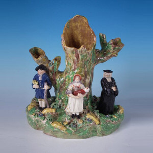 Staffordshire Pearlware Tythe pig group