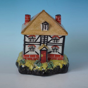 Staffordshire Pearlware Cottage Pastille Burner