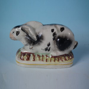 Small Staffordshire Rabbit Figure