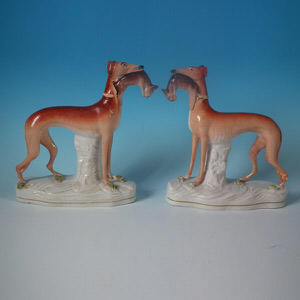 Pair Staffordshire whippets with hares