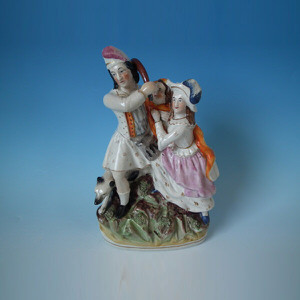 Staffordshire 'Macdonald's of Glencoe' figure group