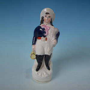 Small Staffordshire sailor figure