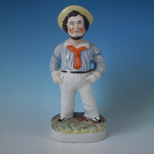 Staffordshire sailor figure