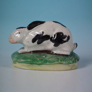 Small Staffordshire rabbit figure