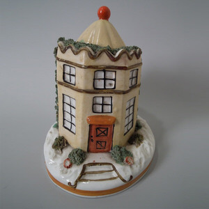 Staffordshire Octagonal house pastille burner