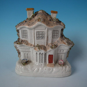 Staffordshire two storey house with thatch roof