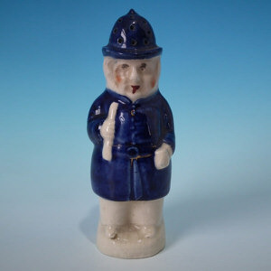 Staffordshire Policeman pepperette figure