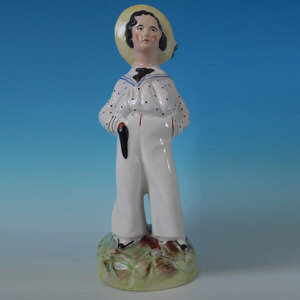 Staffordshire Prince of Wales sailor figure