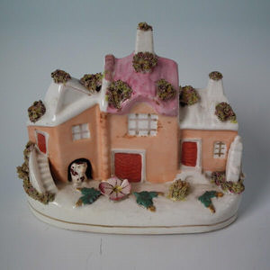 Staffordshire farmstead cottage with dog