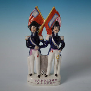 Staffordshire Napoleon & Albert Figure