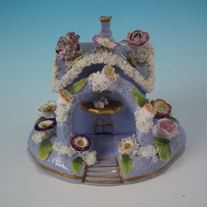 Staffordshire Lilac cottage pastille burner