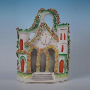 Staffordshire clock tower with archway