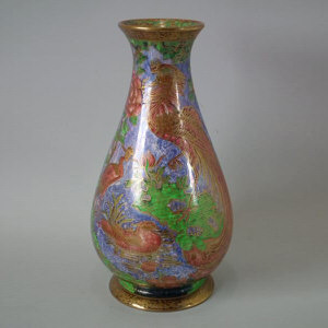Wedgwood Fairyland Lustre Argus Phesant vase