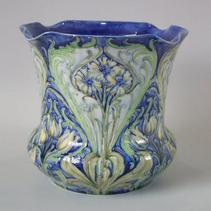 William Moorcroft Florian Daisy Planter/ Jardiniere