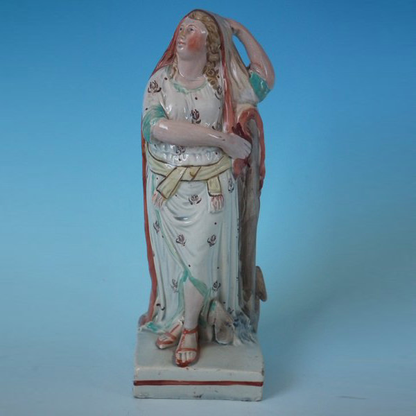 Staffordshire Pottery Pearlware 'Hope' figure - ID#20452 Image 1