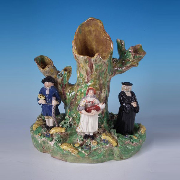 Staffordshire Pearlware Tythe pig group - ID#21048 Image 1