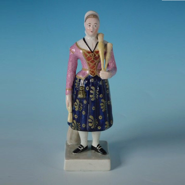 Staffordshire Pearlware Figure of Madame Vestris - ID#21147 Image 1