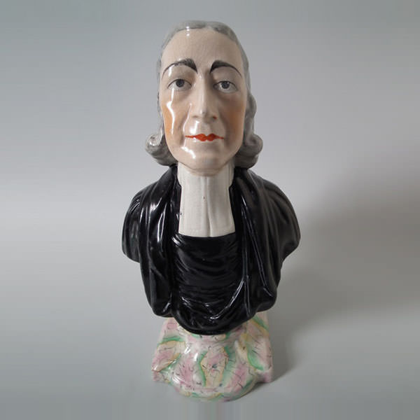 Kent Staffordshire John Wesley Bust - ID#18646 Image 1