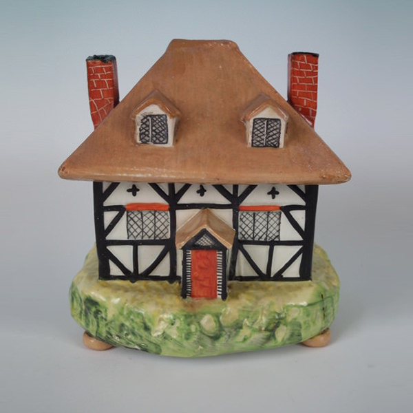 Staffordshire Pearlware cottage pastille burner - ID#19171 Image 1