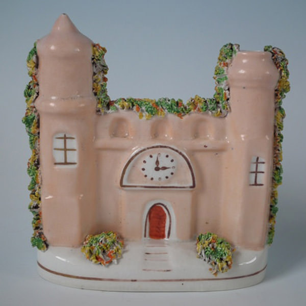 Staffordshire clock tower spill vase - ID#19519 Image 1