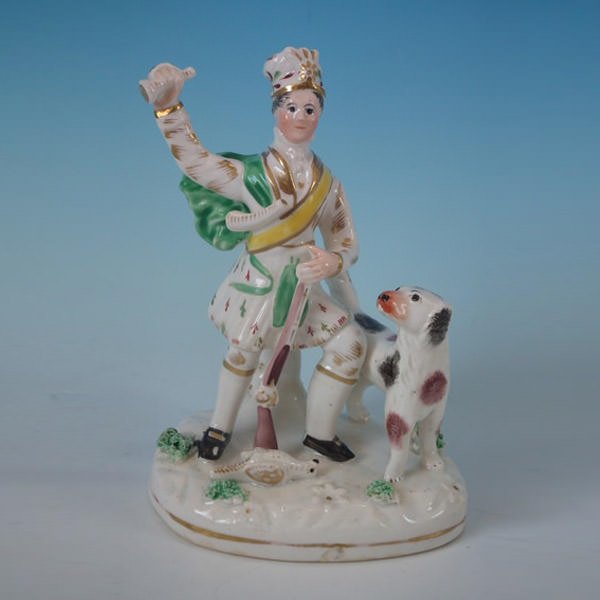 Staffordshire Dudson hunter with dog - ID#19760 Image 1