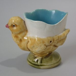 Dreyfus Majolica Chick Egg Cup