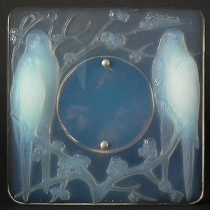 Rene Lalique Glass 'Quartre Perruches' Photo Frame