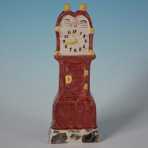 Staffordshire Pearlware Long Case Clock