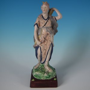 Staffordshire Pearlware Diana Figure